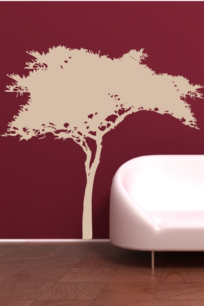 African Tree Wall Decals