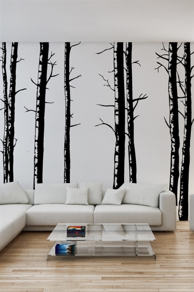 Birch Trees Wall Decor Inspiration