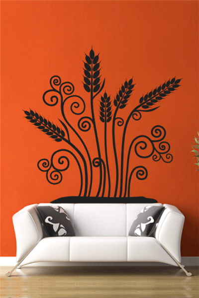 Ear of Wheat Wall Decals