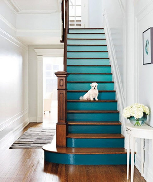 Ombre Stairs Stairs decals ideas