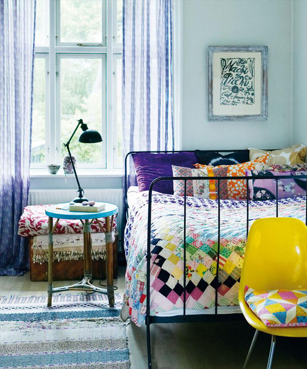 bohemian style bedrooms