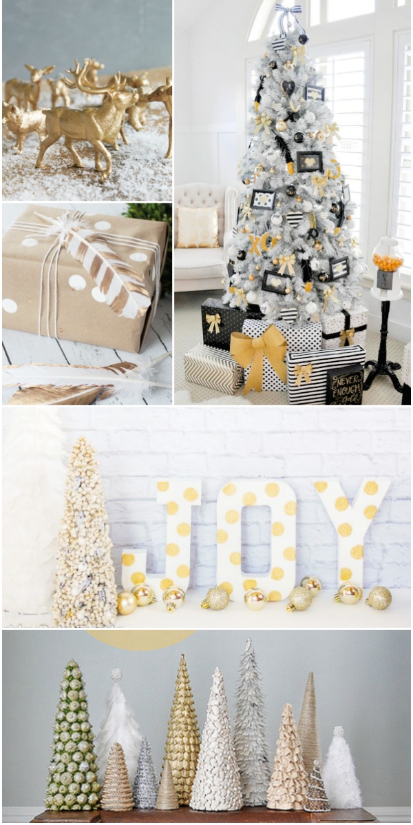 Gold Christmas Decoration Ideas