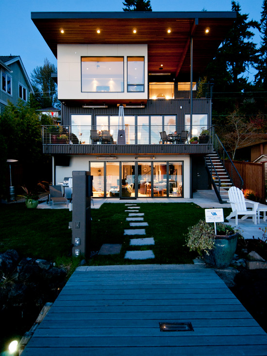 Modern home exterior