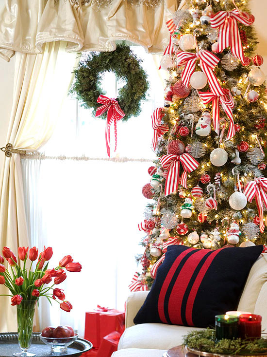 Christmas Living Room Decorations tree decor ideas