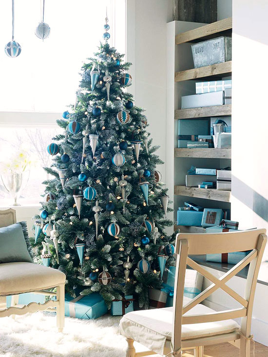 christmas living rooms tree