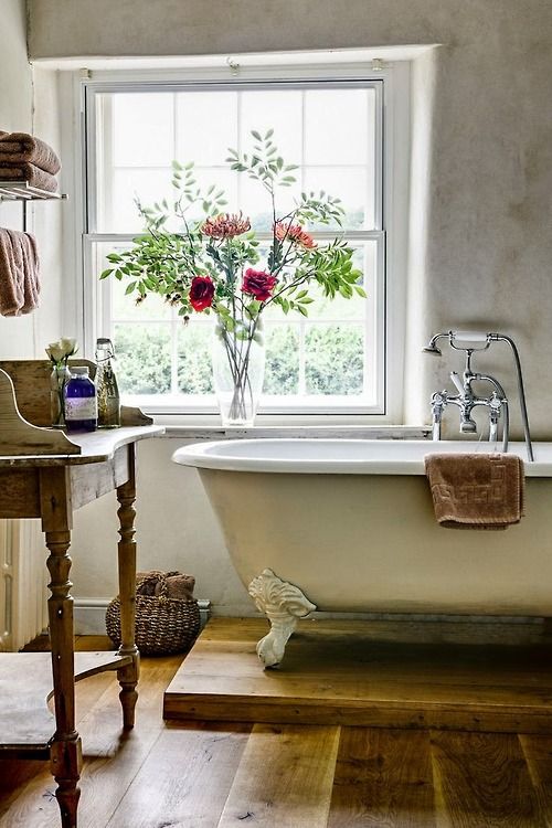 modern rustic bath