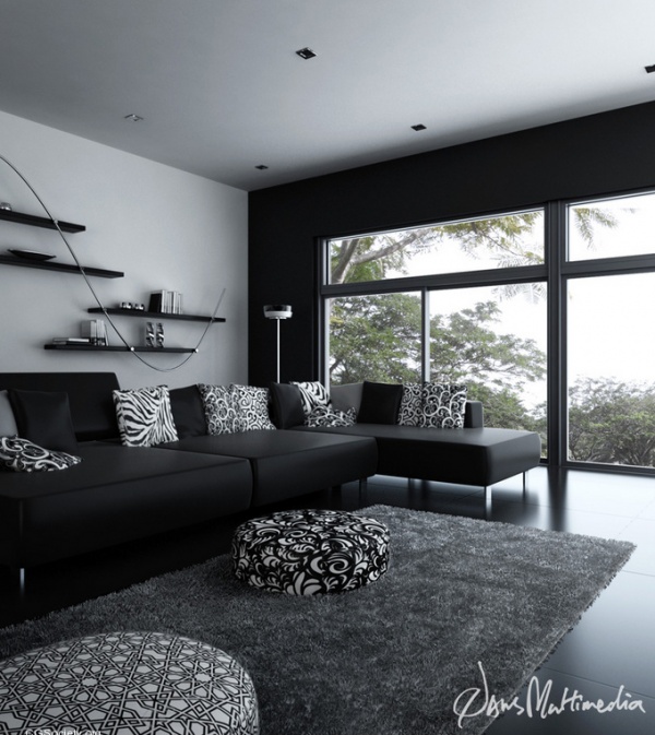 Black And White Interior Design