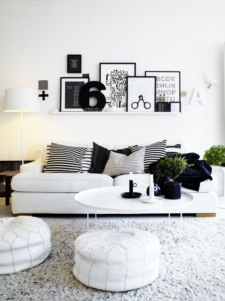 Black And White Interior