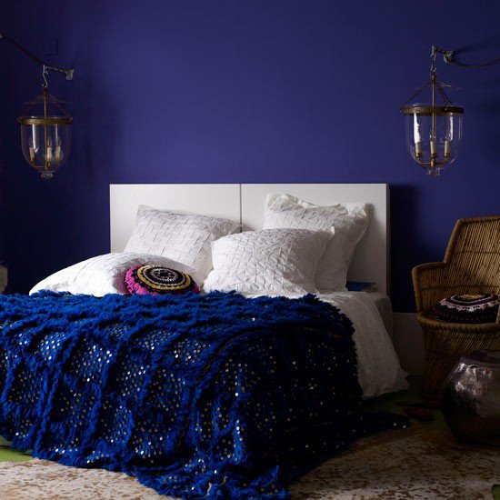 bedroom navy dark walls paint bedrooms purple bed decorating cobalt designs colors master deep decor marvelous rooms gorgeous ways housetohome
