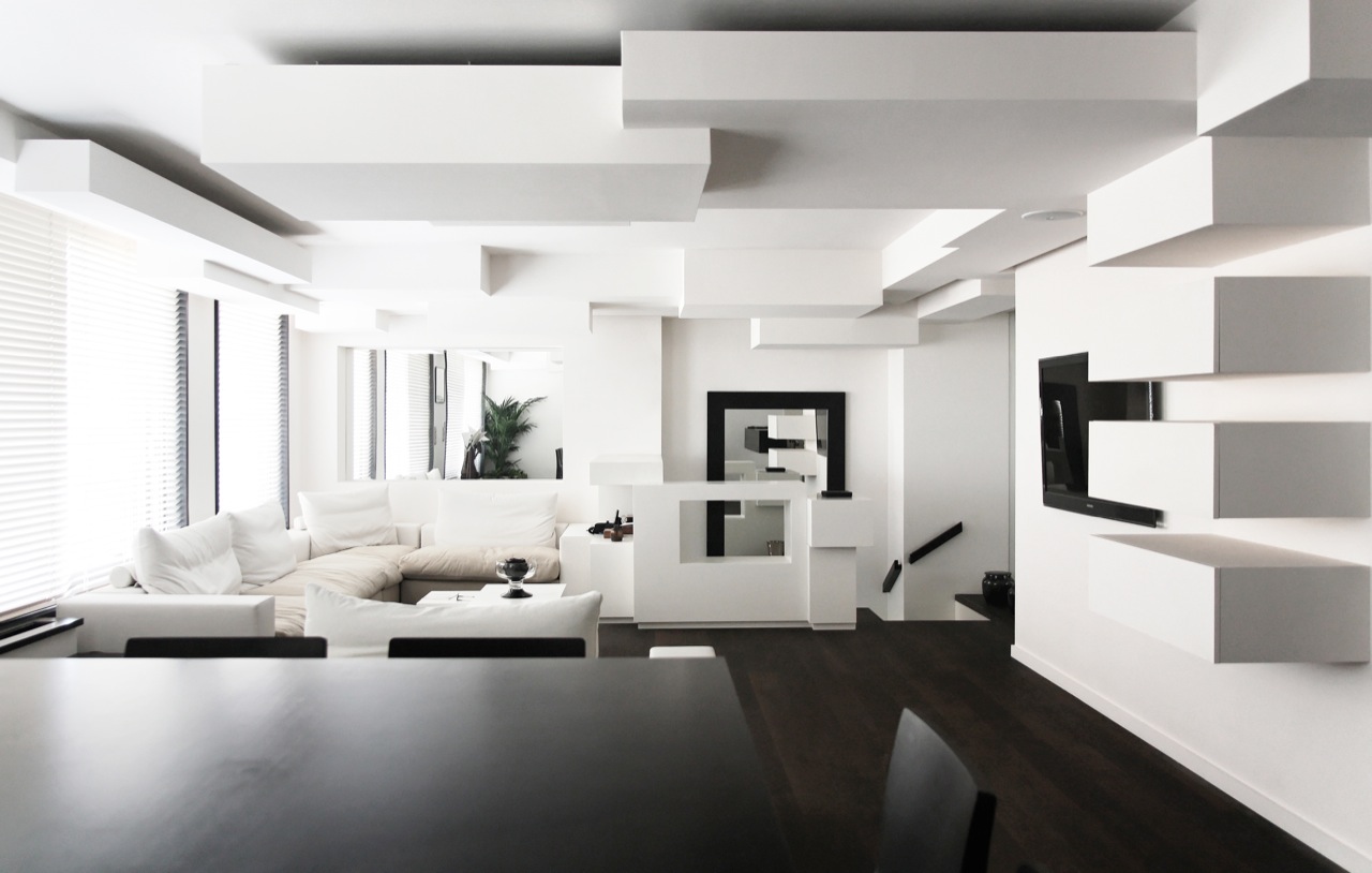 design black and white home interior