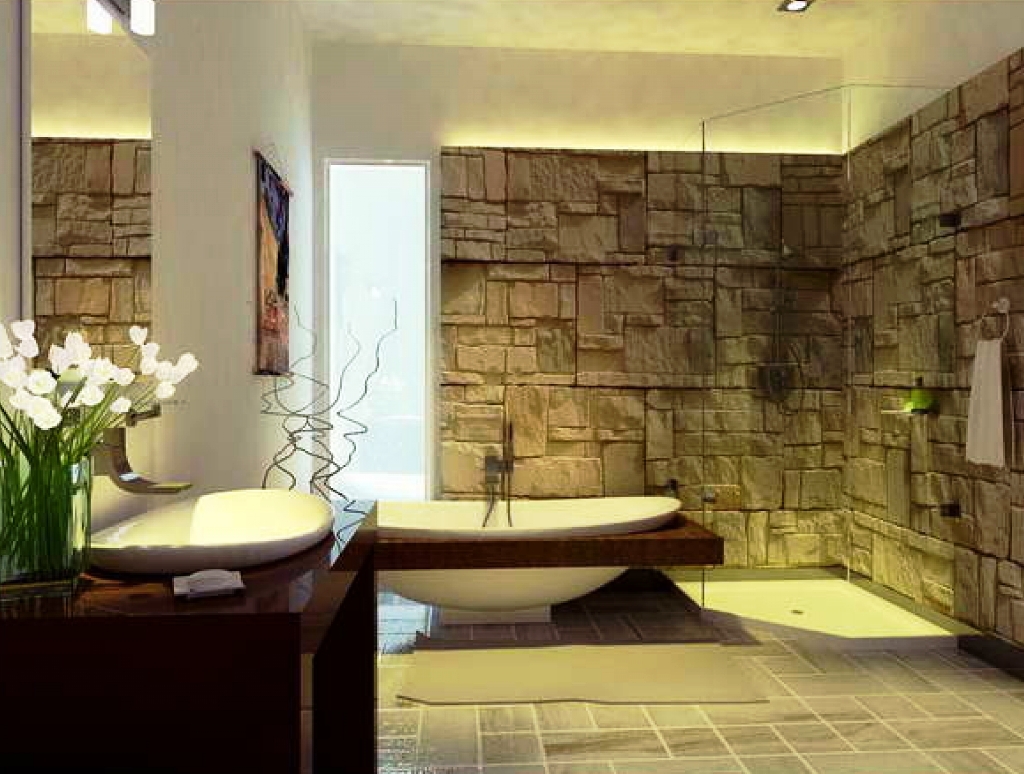 23 Natural Bathroom Decorating Pictures