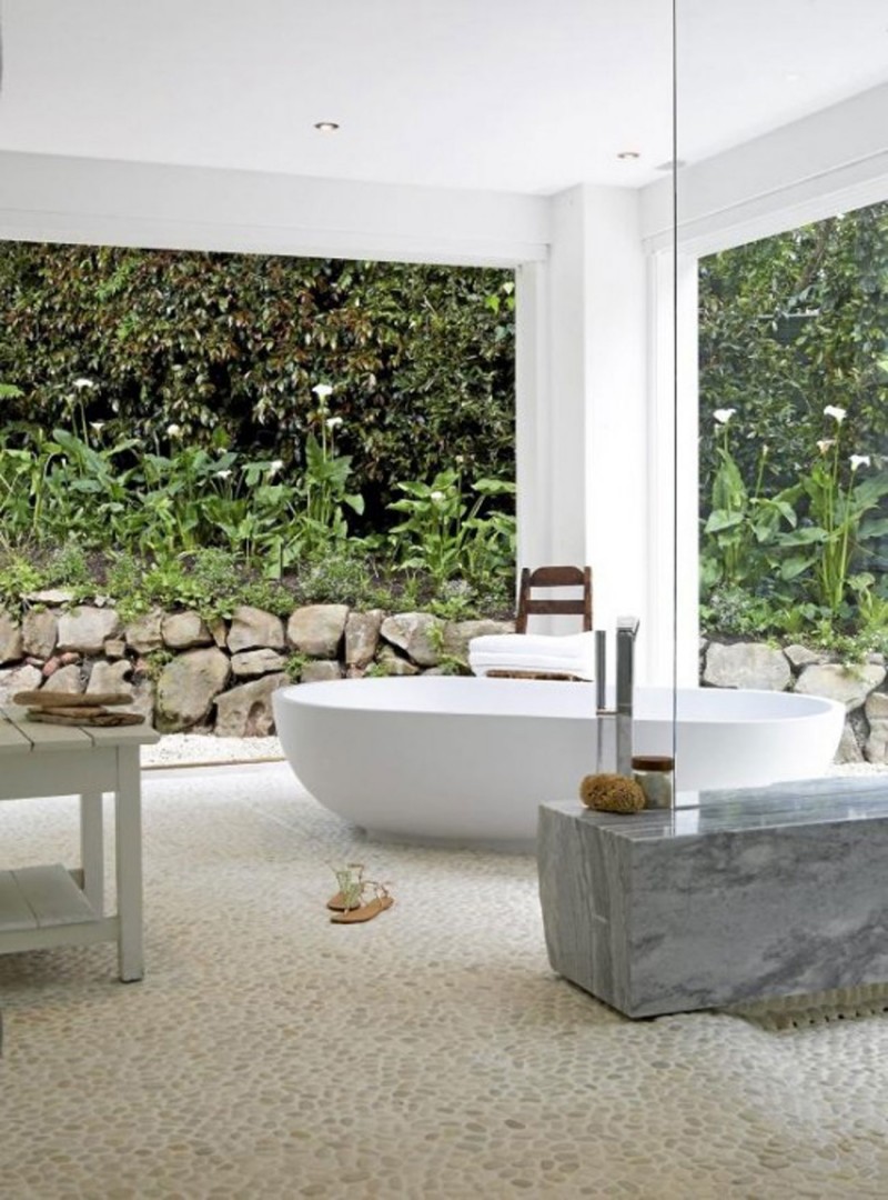 Interior Design With Outdoor Bathroom