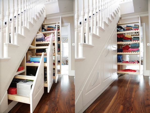 Use The Space Under Your Stairs