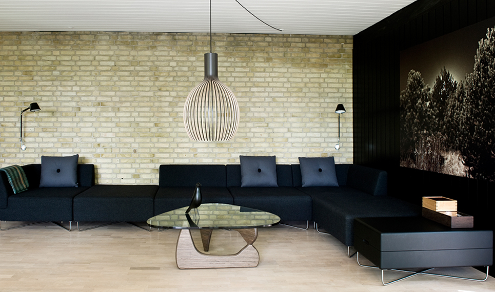 Black Sofa Design For Living Room
