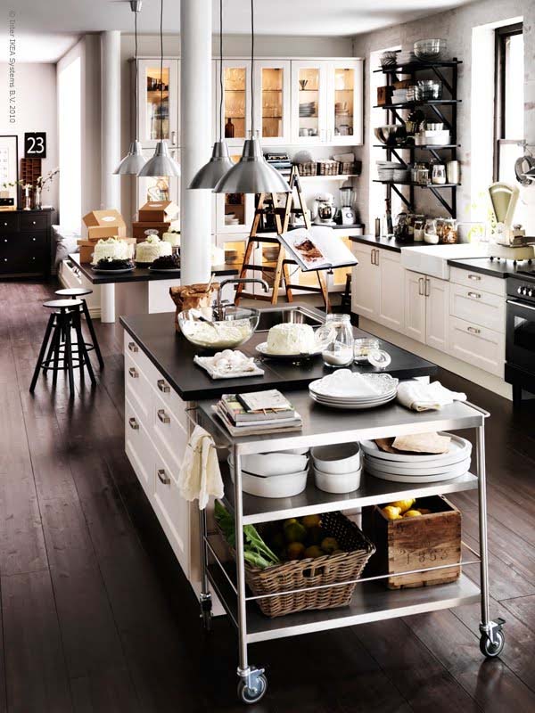 Industrial Feel Of The Kitchen Space