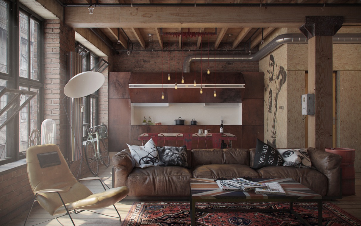 interior design crazy comfortable leather sofa