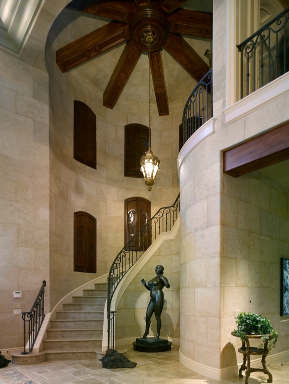 Romanesque Revival Stair Design