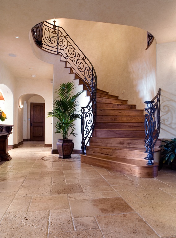 Spanish Revival Stair Design