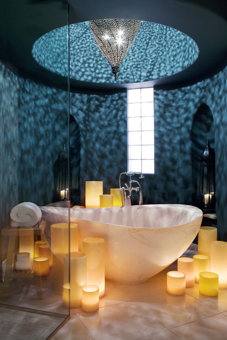 Gorgeous romantic bath