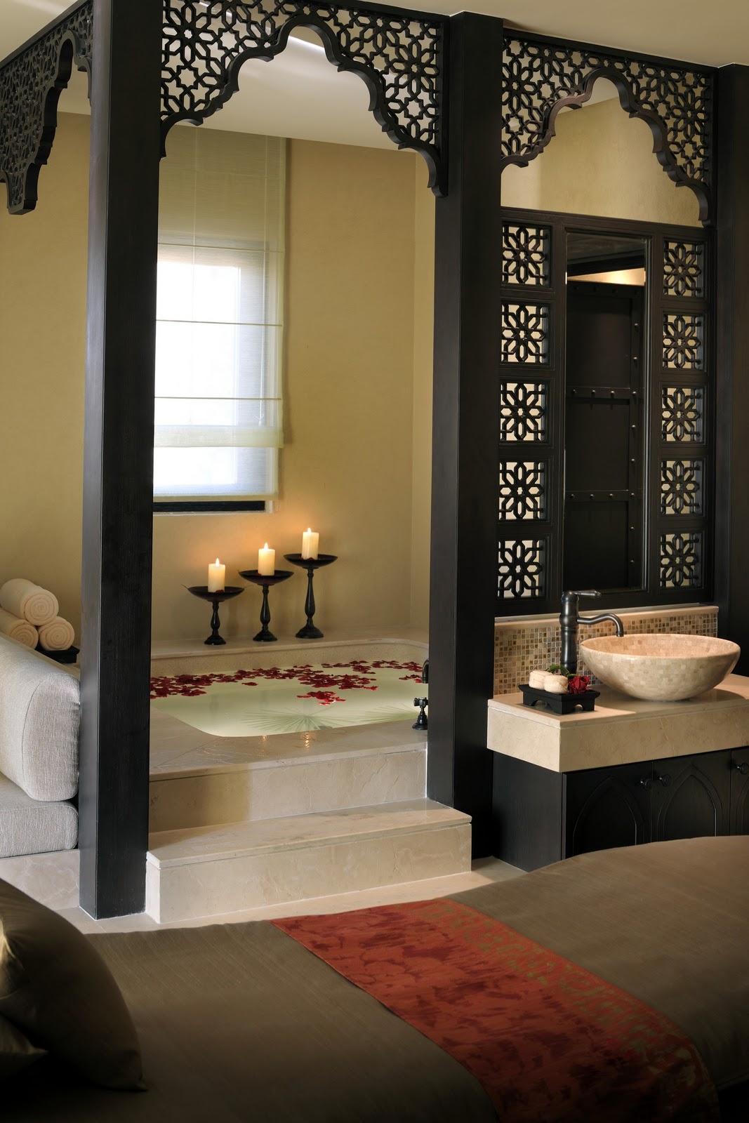 Restful Arabian Spa Romantic bath room images