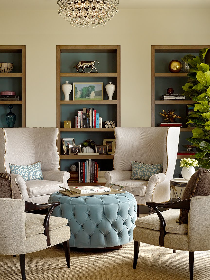 Contemporary Family Room by San Francisco Interior Designers and Decorators Jeffers Design Group