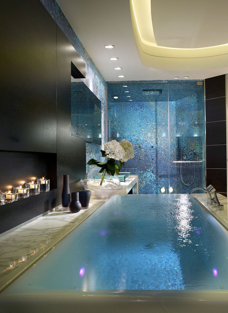 Spa Style Create a romantic retreat in your own home with an infinity tub