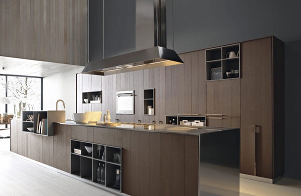Cozy Wooden Kitchen Design Ideas, Images Of Modern Wood Kitchen Cabinets
