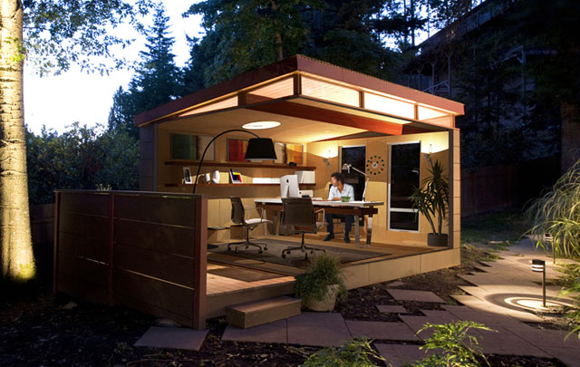 Modern office shed