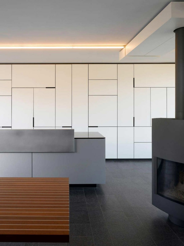 minimalist cabinets geometrically pleasing interior