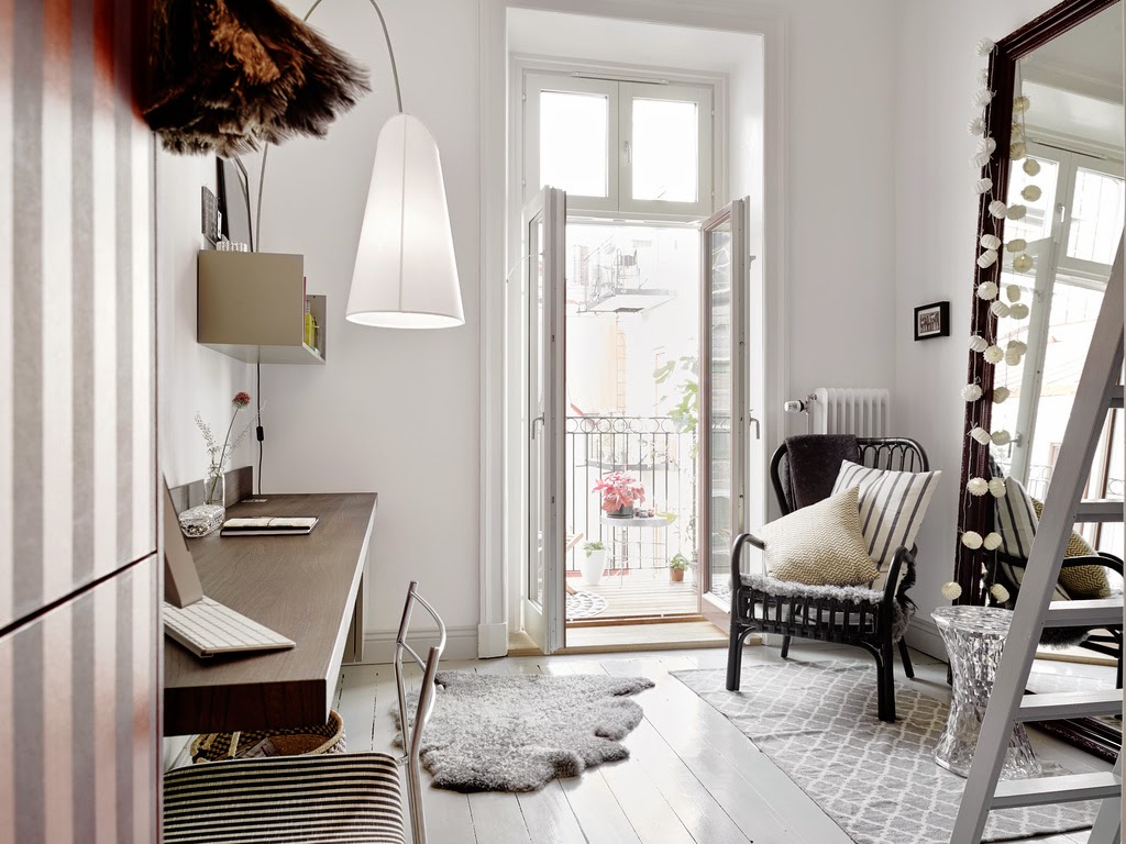 Scandinavian Small Space swedish apartment design