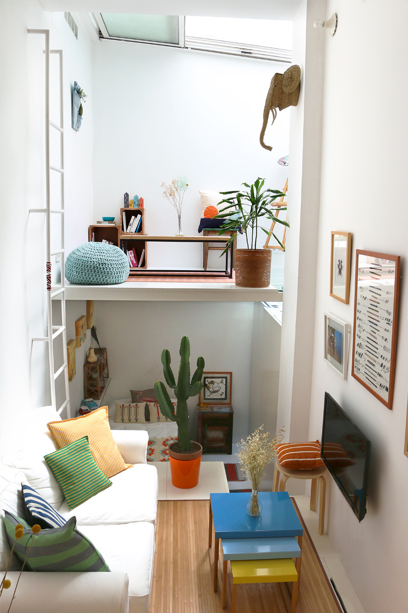 living in small spaces