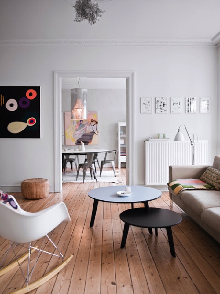 scandinavian interior design Wooden Floor Living Room