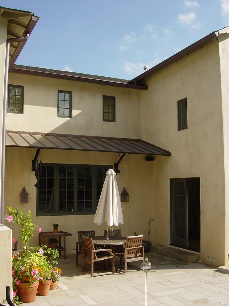 Exterior large awnings reduce solar heat gain by up to 65 percent