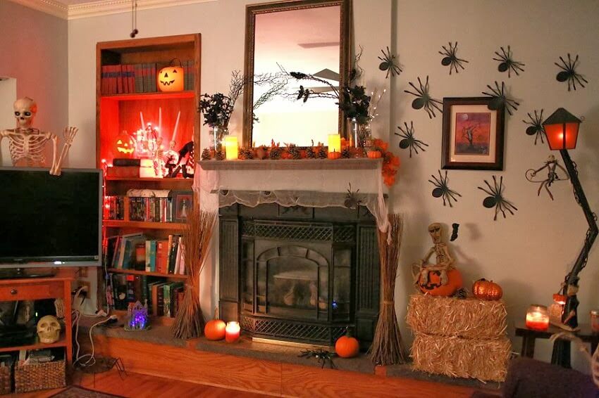 Living Room Halloween Decorations