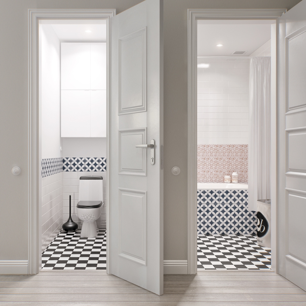 Scandinavian Style Bathroom Design