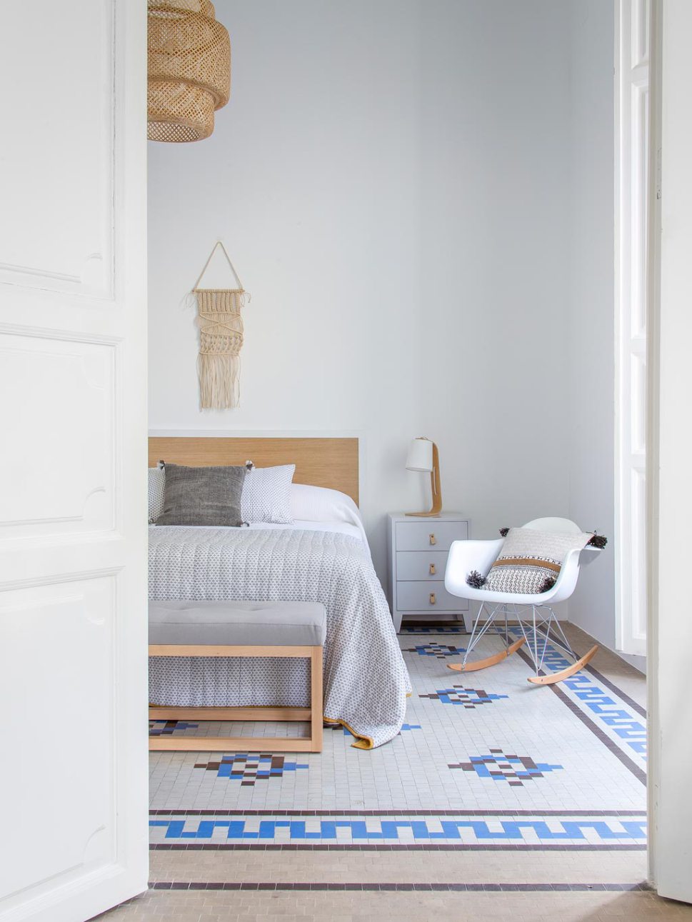 Spanish apartment Bedroom Floor Design