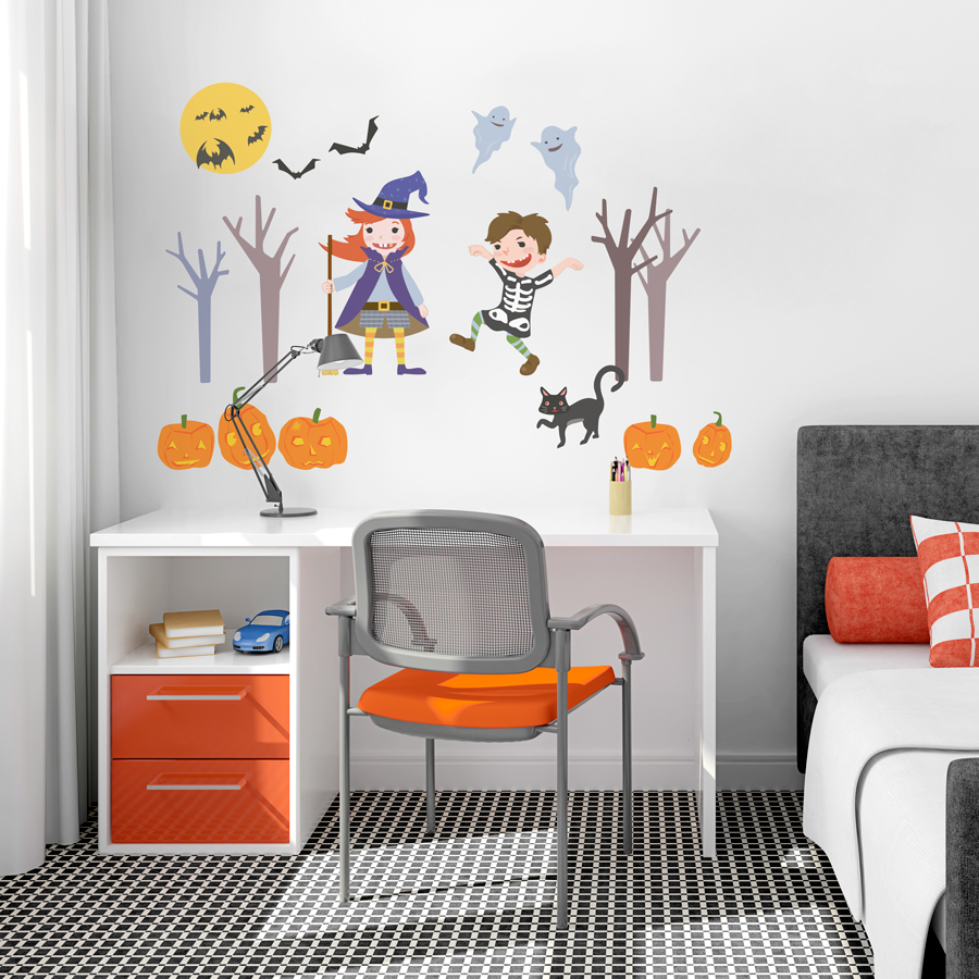 halloween wall decal for kids room