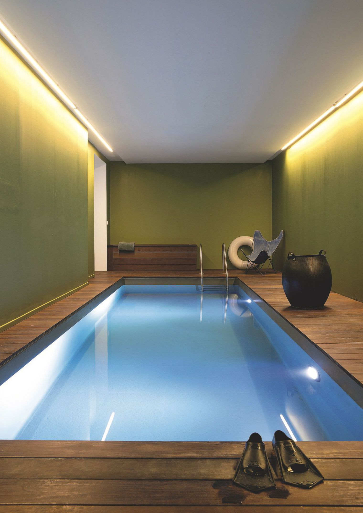 loft design indoor swimming pool