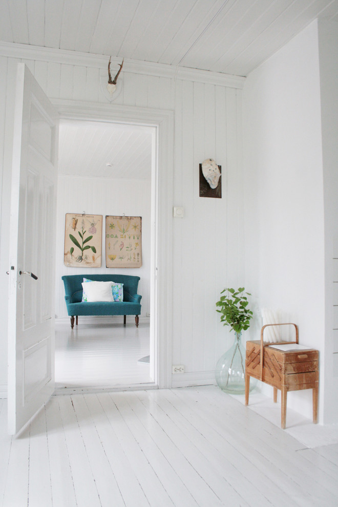 oil paint wooden floor scandinavian living room