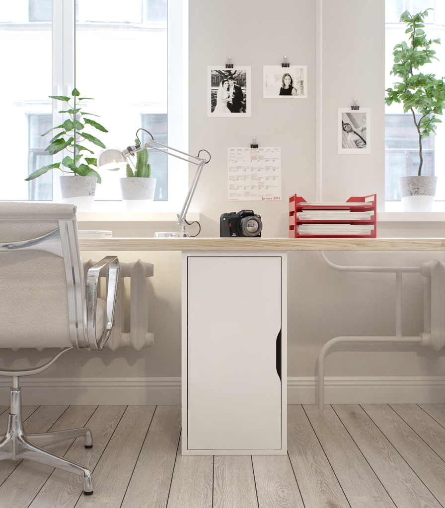 scandinavian interior design style home office space