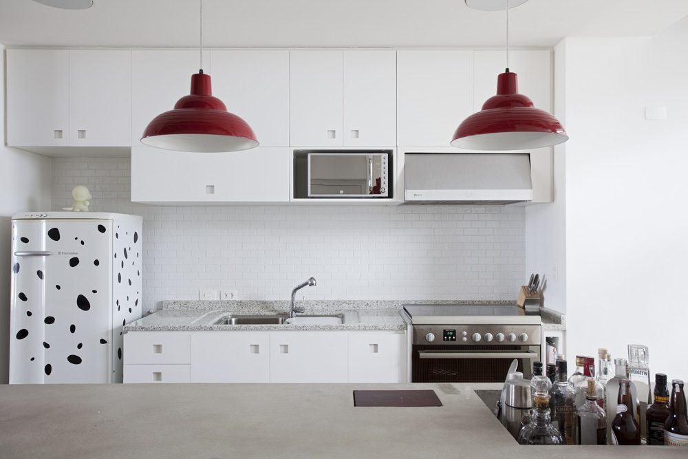 small apartment open kitchen design