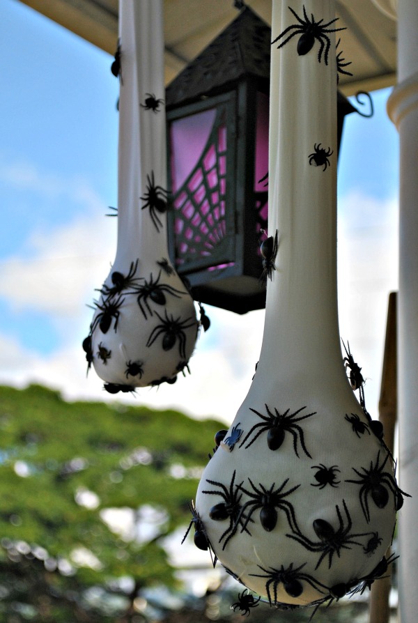Creepy Halloween Decor Spider Signs