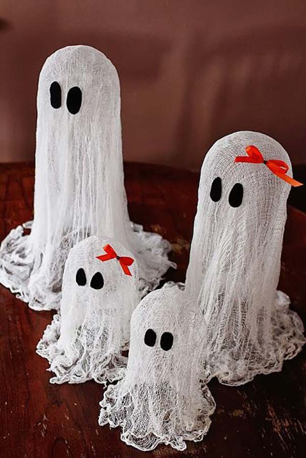 Floating Ghost DIY Halloween Decoration