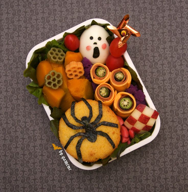 Food Box Halloween Decorations Spider