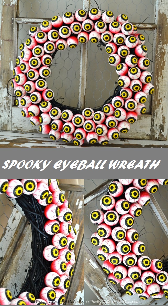 Spooky Eye DIY Halloween Spooky Eyeball Wreath
