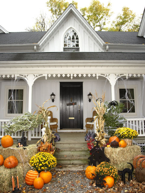Halloween Front Porch Decoration
