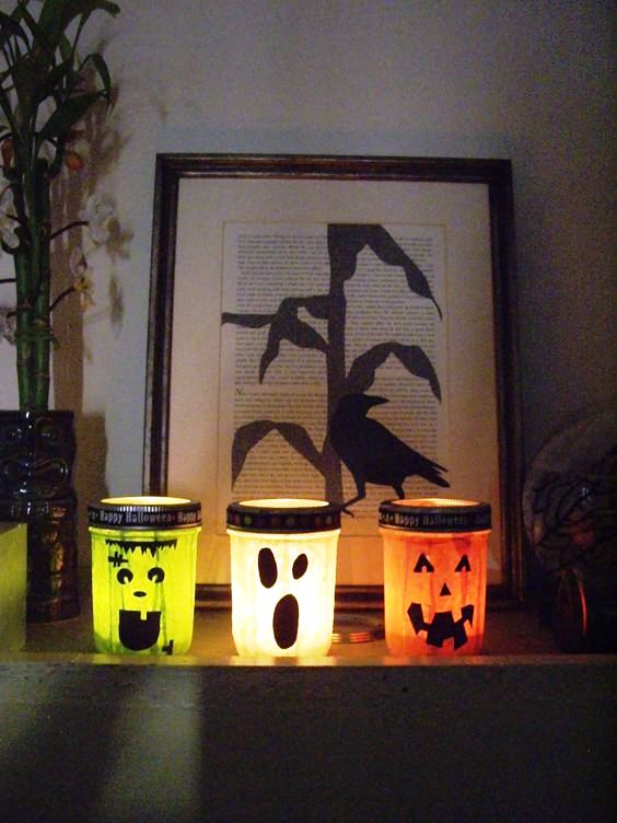 Halloween Mason Jars decor