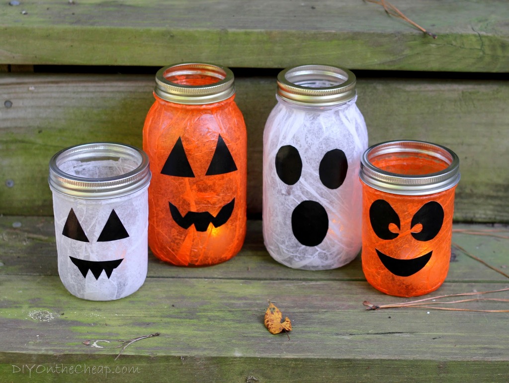 Ideas For Halloween Decoration Mason Jars