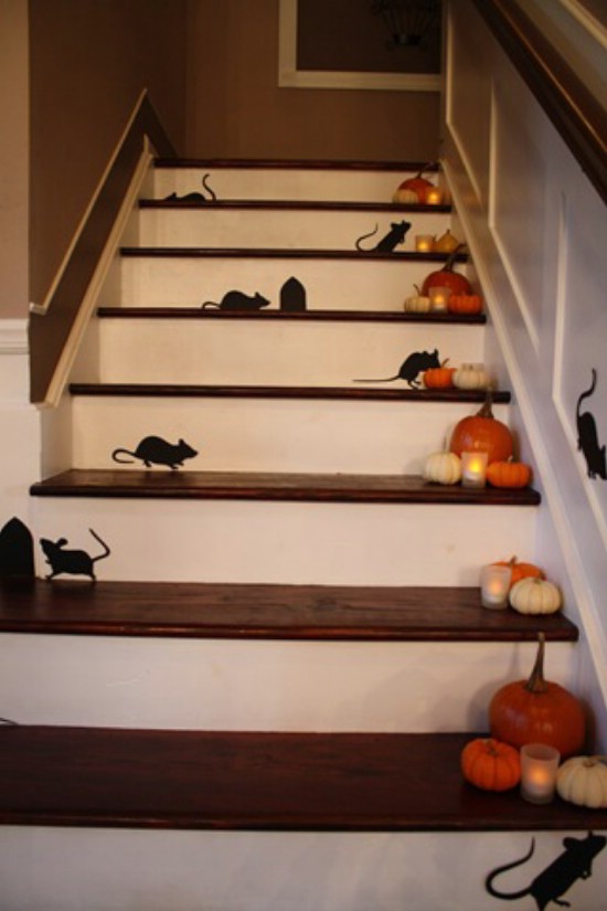 Stair DIY Halloween Decorations