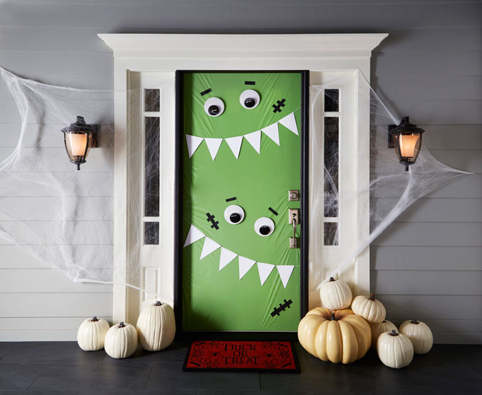 monster door for halloween decorations
